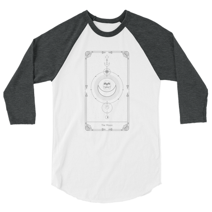 The Moon | Alternative 3/4 Sleeve Raglan T-Shirt